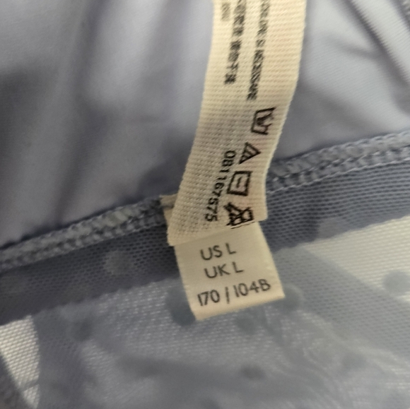 Free People Sierra Bandeau Bra The Rain blue L - Picture 13 of 16